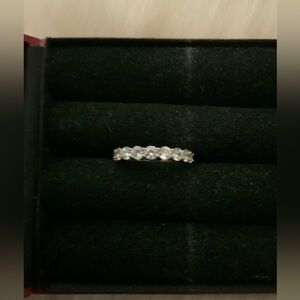 Size 7 Sterling Silver eternity ring